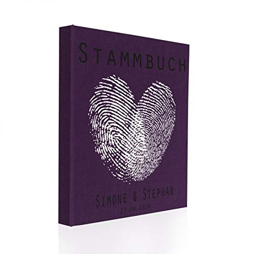 Hochzeitideal Stammbuch der Familie A5, Nr. 44 (Lila)