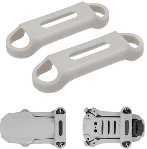 Drohnen Propeller Halterung, 1 Set, kompatibel mit DJI Mini 2, DJI Mini 2 SE, DJI Mini SE, DJI Mavic Mini, Grau, aus Silikon, Rotorblätter Schutz Drohne, Propellerhalter Transport, Drone Prop Holder