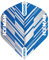 RED DRAGON Hardcore Gerwyn Price Ionic Blue and White Dart Flights - 3 Sets Per Pack (9 Dart Flights in total)