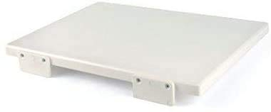 Tagliere in polietilene Bianco 40X30X2 con fermi Made in Italy
