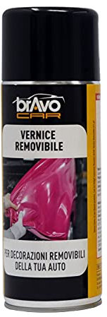 Nespoli Bravocar Vernice Removibile Nero Lucido 400ml