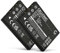CELLONIC, Batterie pour Caméra, Compatible avec Medion NP-60, Life P47002, MD 41856, P47005 (3.7V, 1180mAh) 2 Pièces