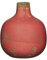 47th & Main Rustikale Keramikvase, klein, Rot