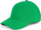 styleBREAKER Unisex 6-Panel Baseball Cap | gebürstete Baumwolle | Klettverschluss verstellbar | einfarbiges Basecap für Damen und Herren, Farbe:Froschgrün