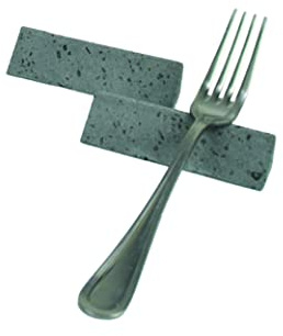 6er Set Besteckständer aus Ätna Lavastein Design Accessoire für Ihren Tisch Geschenk