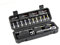 Mephisto Pro-Line Drehmomentschlüssel Set für Fahrrad & Motorrad - Messbreich 2-20 Nm - Präzisionswerkzeug inkl. Innensechskant, Torx und weitere Bits, Farbwahl Griff/Kopf:Schwarz/Silber Glänzend