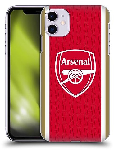 Head Case Designs Carcasa rígida con licencia oficial del Arsenal FC Home 2023/24 Crest Kit compatible con Apple iPhone 11