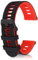 Amaxiu Silicone Watch Bands Quick Release Sport Watchbands Universal Replacement Watch Straps for Men Women, Black Buckle(Black Red, 20mm)