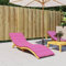 FIRBNUS Coussin de Bain de Soleil Rose Tissu Oxford 200x50x4 cm Léger Coussin Extérieur Intérieur Résistant à l'eau Saleté Coussin de Chaise Longue de Terrasse Meubles de Jardin