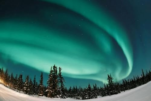 1000 Teile Wunderschönes Polarlicht Das Holzpuzzle Lernspielzeug Für Erwachsene