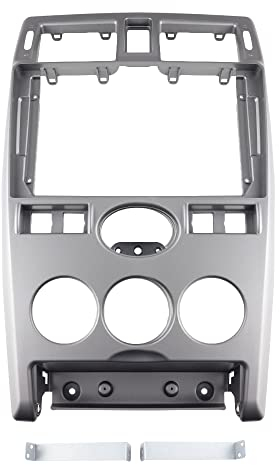 Autoradio RadioRahmen RadioBlende Universal Radio-Faszie Fit for Den Einsatz for Lada Priora 2007-2014 9 Zoll Stereo DVD Player Panel Navigation Frame Dash Installation RFitting Kit Bezel (Color : SI