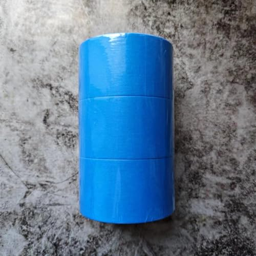 SIMON&ISAAC Malerkrepp für Malerarbeiten und Renovierungen zum Streichen, Lackieren, Renovieren, Innenbereich und Außenbereich Anti-UV (Washi-Papier, 3 Rolls x 5cm x 50m)