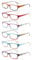Kerecsen 6-Pack Reading Glasses for Women Blue Light Blocking Glasses Spring Hinges Pattern Design Glasses for Reading (+1.5, 6 Pack Mix Color-1)