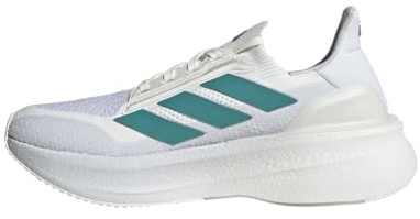 Adidas Women's Ultraboost 5X Running Sneaker, White/Pure Teal/Grey, 10.5 UK