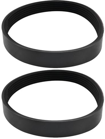 eMagTech 2 Stück 6PJ348 Gummi-Antriebsriemen für Rasenmäher Synchronriemen für Elektrohobel Umfang 348 Mm Breite 14 Mm Passend für die Meisten Rasenmäher