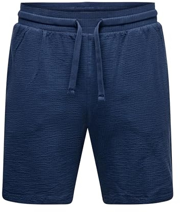 Only & Sons Herren Onskian Life Reg Seersucker Shorts Noos Onskian Life Reg Seersucker Shorts Noos