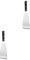 BESPORTBLE 2pcs Fried Fish Spatula Kitchen Slotted Spatula with Handle Skillet Spoon Strainer Soup Ladle Pans Small Wok Food Griddle Pan Strainer Spoon s Pp Black