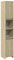HOMTAKIE Armoire sur Pied de Salle de Bain, Meuble de Rangement, Meuble Salle de Bain Rangement Polyvalent pour Salon, Cuisine, Salle à Manger, Brun