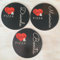 Galileo Lot de 6 assiettes à pizza en grès Ø 33,5 cm, avec inscription noire, Love and