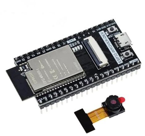 Jkjlorey ESP32 CAM Development Board ESP32-WROVER-DEV CH340C Wifi Module with OV2640 Camera ESP32-CAM ESP32-WROVER, Easy Install Easy to Use Weld
