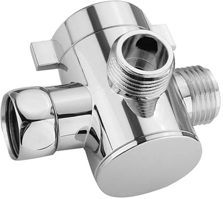 Alipis 1/2 Zoll Edelstahl 3 Wege Umschaltventil Dusche Wasserhahnschalterventil Für Bad Hotel Und Zuhause Dreiwege Wasserverteiler Mit Arc Buckle Einfache Montage