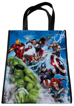 Marvel Comics Avengers Gift Reuseable Tote Bag, Large