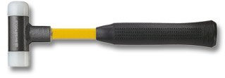 PB Swiss Tools Rückschlagfreier Hammer, mit Nylon-Einsätzen, Superglas-Stiel, 32 mm