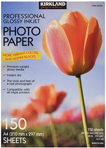 Kirkland Glossy InkJet Professional Fotopapier A4 150 Blatt