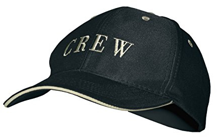 modAS Baseball Cap mit Schriftzug Kappe Schirmmütze Basecap, Aufdruck:Crew