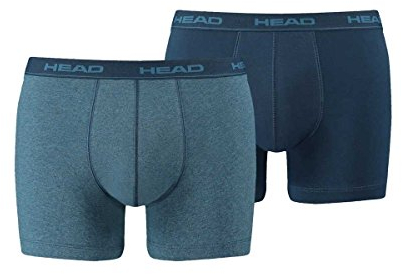 Head Herren Basic-2P BOXER SHORTS S Blue Heaven, 2er Pack