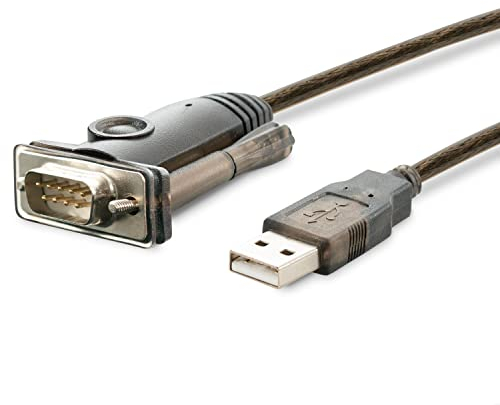 Plugable USB to Serial Adapter Compatible with Windows, Mac, Linux (RS-232DB9 DTE Male Connector, Prolific PL2303HX Rev. D Chipset)