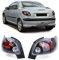 Klarglas Rückleuchten Schwarz für Peugeot 206 CC Coupe Cabrio 00-08
