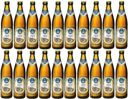 Hofbräuhaus München Hell (20x0,5 l), inkl. 1,60 € Pfand, MEHRWEG