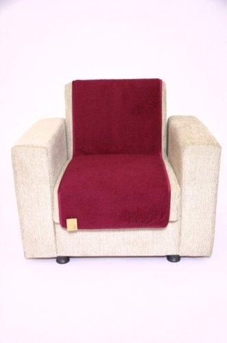 Sesselschoner, Farbe bordeaux, Größe 150 cm x 50 cm, 1000000006685