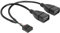Delock USB-Kabel USB 2.0Pfostenstecker 8pol, USB-A Buchse 20.00cm Schwarz UL-Zertifiziert