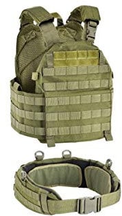 DEFCON 5 Vest Carrier Plate Carrier, Unisex, D5-BAV13-OD, OD green, One Size