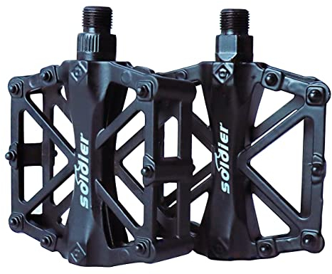 ProHomer Fahrradpedale, Fahrrad Pedalen 9/16 Zoll Achse CNC Aluminium Alu mit Abgedichtete Lager rutschfest, Rennrad, für alle Fahrradttypen