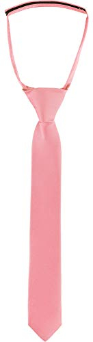 Ladeheid Kinder Jungen Krawatte KJ (31cm x 4cm, Puderrosa)