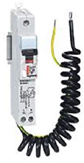 Legrand 606400 - Disjoncteur différentiel 1P C10 typeAC 30mA 10kA DX 6000 240V