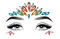 Leg Avenue 87994O/SMULTICOLOR Blase Avri face Jewels Sticker, Women, Einfarbig, Mehrfarbig, Einheitsgröße
