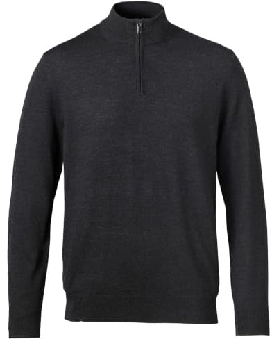Charles Tyrwhitt Jumpers for Men - Merino Wool 1/4 Zip Jumper - Machine Washable & Temperature Regulating Knitwear for Smart & Casual Wear