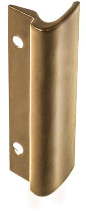 Alu Balkontür Ziehgriff Glasfalz, Farbe:Gold F4