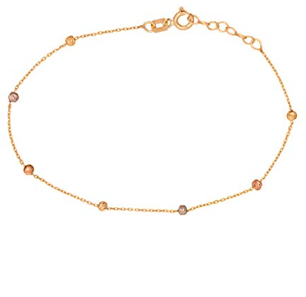 Goldarmband 333 8k Gold Gelbgold Weißgold Rotgold Kugel Gravur