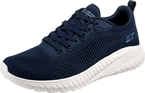 Skechers Damen Bobs Squad Chaos, Face-Off-Sneaker, Hautfarben