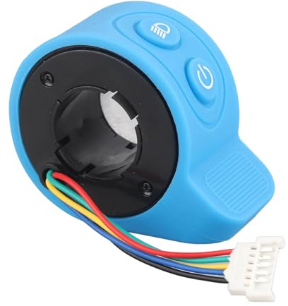 Daumengas Elektrischer Scooter Stück Elektroroller Daumengas Thumb, Gaspedal Scooter Zubehör Kompatibel Blauer, Empfindlicher Fingergashebel Zur Geschwindigkeitsregelung Für HX-Elektroroller