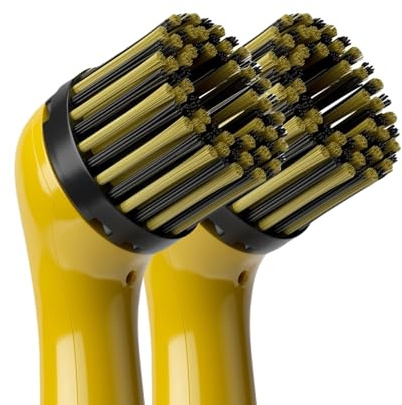 SonicScrubber Vehicle Detailing Brush - Suitable for Interior & Exterior - Ideal for Cars, Bikes (Lug Nut Brush Head x 2)