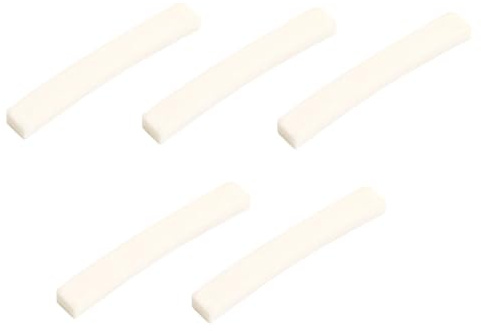 HEMOTON 5stücke Bögen Gitarrensättel Aus Knochen Gitarren Ersatzteile Für Gitarrenzubehör Rohlinge Für Vintage-instrumente