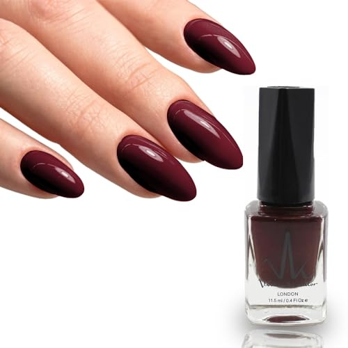Vivien Kondor London Water Permeable Nail polish Vegan Nail Polish (197 Pansy Purple)