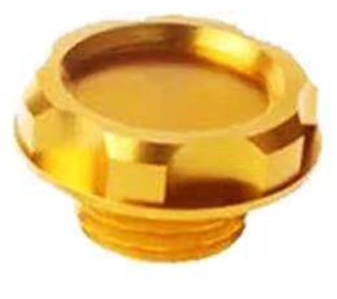 FREWSCN Tappo Bocchettone Olio per Alfa Romeo 147 2000-2011,Tappo di Riempimento Olio Motore Coperchio Bocchettone Riempimento Olio Lega di Alluminio,A-Yellow