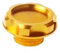 FREWSCN Tappo Bocchettone Olio per Alfa Romeo 147 2000-2011,Tappo di Riempimento Olio Motore Coperchio Bocchettone Riempimento Olio Lega di Alluminio,A-Yellow